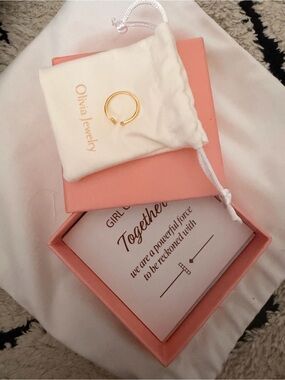Olivia Jewelry Girl Gold Girl Gang Ring